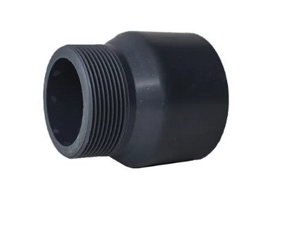 PVC-gjengenippel 63 mm × 2″